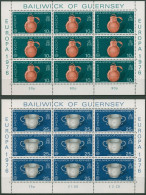 Guernsey 1976 Europa CEPT Kunsthandwerk Kleinbogen 133/34 K Postfrisch (C90754) - Guernesey