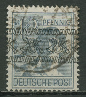 Bizone 1948 Freimarke Mit Bandaufdruck Kopftstehend 40 I K Gestempelt - Other & Unclassified