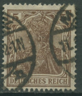 Deutsches Reich 1920/21 Germania 140 A Gestempelt Geprüft - Gebraucht