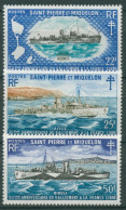 Saint-Pierre Et Miquelon 1971 Anschluß An Frankreich Schiffe 471/73 Postfrisch - Unused Stamps