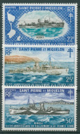 Saint-Pierre Et Miquelon 1971 Anschluß An Frankreich Schiffe 471/73 Postfrisch - Neufs