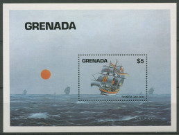 Grenada 1984 Schiffe Spanische Galeone Block 128 Postfrisch (C94540) - Grenada (1974-...)