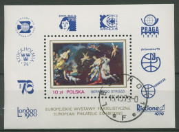 Polen 1979 Briefmarkenausstellungen In Europa Block 78 Gestempelt (C93311) - Blocks & Sheetlets & Panes