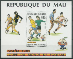 Mali 1982 Fußball-WM Spanien Spielszene Block 20 Postfrisch (C27079) - Mali (1959-...)