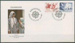 Dänemark 1981 Europa CEPT Folklore Ersttagsbrief 730/31 FDC (X96625) - FDC