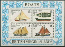 Britische Jungferninseln 1984 Boote Block 22 Postfrisch (C94611) - Britse Maagdeneilanden