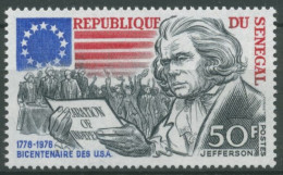 Senegal 1976 200 Jahre Unabhängigkeit Der USA Thomas Jefferson 593 Postfrisch - Sénégal (1960-...)