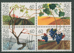 Liechtenstein 1994 Jahreszeiten Der Weinrebe 1089/92 ZD Postfrisch - Unused Stamps