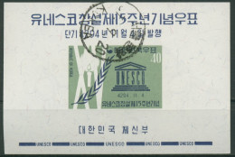 Korea (Süd) 1961 15 Jahre UNESCO Block 169 Gestempelt (C30386) - Korea (Zuid)