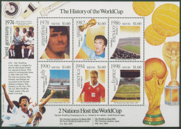 Nevis 2001 Fußball-WM Japan Südkorea Endspiele 1747/52 K Postfrisch (C97292) - St.Kitts Und Nevis ( 1983-...)