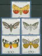 Bund 1992 Jugend: Tiere Insekten Nachtfalter 1602/06 Postfrisch - Neufs