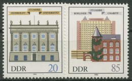 DDR 1985 Humboldt-Universität Berlin 2980/81 Postfrisch - Unused Stamps