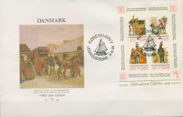 Dänemark 1986 HAFNIA'87 Kopenhagen Ersttagsbrief Block 6 FDC (X96595) - FDC