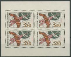 Tschechoslowakei 1969 Weltpostkongress Kleinbogen 1903 K Postfrisch (C91906) - Blocs-feuillets