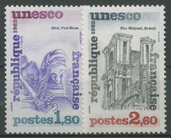 Frankreich 1982 Dienstmarke UNESCO Welterbe Bauwerke D 27/28 Postfrisch - Ongebruikt