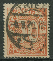 Deutsches Reich Dienstmarken 1920 Für Preußen D 20 Gestempelt Geprüft - Officials