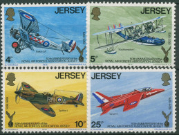 Jersey 1975 Luftstreitkräfte Flugzeuge 127/30 Postfrisch - Jersey