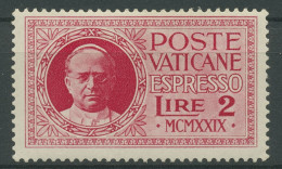 Vatikan 1929 Freimarke Papst Pius XI, 14 Postfrisch - Nuevos