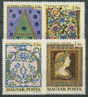 Ungarn 1970 Tag Der Briefmarke Bibliothek König Matthias I. 2603/06 A Postfrisch - Unused Stamps
