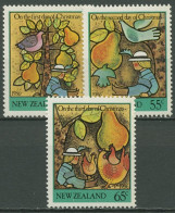 Neuseeland 1986 Weihnachten Vögel Birnbaum 971/73 Postfrisch - Nuevos