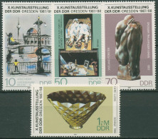 DDR 1987 Kunstausstellung Dresden 3124/27 Postfrisch - Unused Stamps