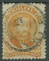 Brasilien 1866 Kaiser Pedro II. 29 Gestempelt - Usati