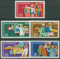 DDR 1975 Sicherheit Im Straßenverkehr 2078/82 Postfrisch - Unused Stamps
