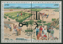 UNO Wien 1986 Entwicklungsprogramm Landwirtschaft 56/59 ZD Gestempelt - Usados