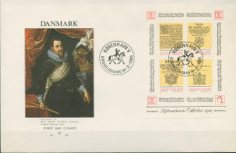 Dänemark 1985 HAFNIA'87 Kopenhagen Ersttagsbrief Block 4 FDC (X96593) - FDC