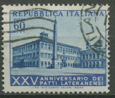Italien 1953 Lateranenverträge Lateranenpalast Rom 907 Gestempelt - 1946-60: Oblitérés