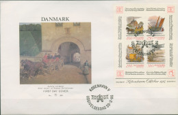 Dänemark 1986 HAFNIA'87 Kopenhagen Ersttagsbrief Block 5 FDC (X96594) - FDC