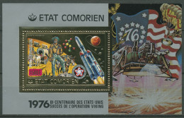 Komoren 1976 200 Jahre USA Pionier Rakete Block 58 A Postfrisch (C29778) - Komoren (1975-...)