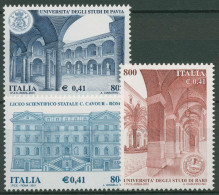 Italien 2001 Universitäten Pavia, Bari, Gymnasium Rom 2788/90 Postfrisch - 2001-10: Mint/hinged