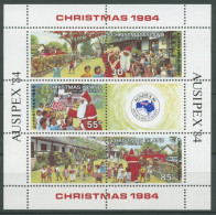 Weihnachts-Insel 1984 AUSIPEX Weihnachten Block 3 Postfrisch (C29655) - Christmaseiland