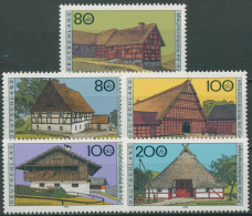 Bund 1995 Bauwerke Bauernhäuser 1819/23 Postfrisch - Ungebraucht