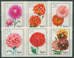 DDR 1975 IGA Pflanzen Blumen Blumenzüchtungen 2070/75 Postfrisch - Neufs