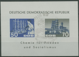 DDR 1963 Chemische Industrie Block 18 Sonderstempel Gestempelt (C96712) - Altri & Non Classificati