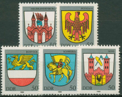 DDR 1985 Stadtwappen 2934/38 Postfrisch - Ongebruikt