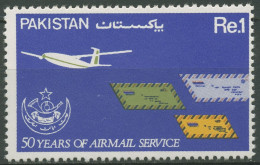 Pakistan 1981 Flugpost Flugzeug 536 Postfrisch - Pakistán