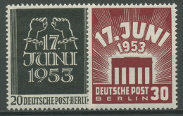Berlin 1953 Volksaufstand 17. Juni In Der DDR 110/11 Mit Falz - Unused Stamps