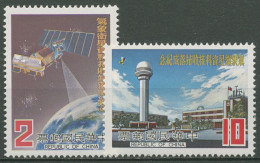 Taiwan 1981 Wettersatelliten-Erdstation In Taipeh 1373/74 Postfrisch - Nuovi