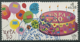 UNO Wien 2001 UN-Postverwaltung Geburtstagsgrüße 342/43 Gestempelt - Used Stamps