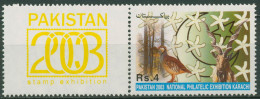 Pakistan 2003 Briefmarkenausstellung Karachi Huhn Ziege 1141 Zf Postfrisch - Pakistan