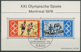 Bund 1976 Olympische Sommerspiele Montreal Block 12 ESST Bonn Gestempelt(C98623) - Sonstige & Ohne Zuordnung