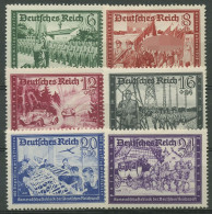 Deutsches Reich 1941 Reichspost 773/78 Postfrisch - Unused Stamps