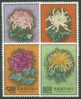 Taiwan 1974 Blumen Chrysanthemen 1037/40 Postfrisch - Unused Stamps