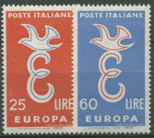 Italien 1958 Europa CEPT Stilisierte Taube 1016/17 Postfrisch - 1946-60: Nieuw/plakker