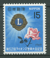 Japan 1969 Lions-Club International 1045 Postfrisch - Nuovi