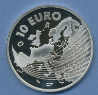 Spanien 10 Euro 2004 Europäische Union EU, Silber, KM 1099 PP (m4402) - España