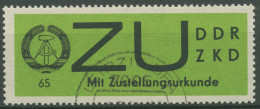 DDR 1965 Für Sendungen Mit Zustellungsurkunde 2 X Mit Massenentwertung - Autres & Non Classés